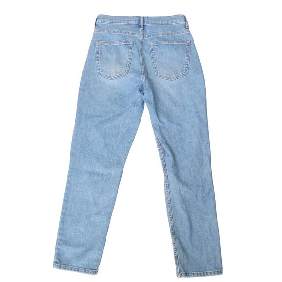 Everlane Cheeky Jean Light Wash Midrise Slim Straight Leg Jeans Women Sz 26 R - Picture 8 of 8